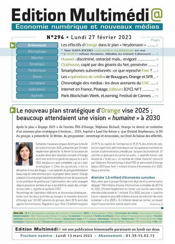 Édition Multimédia - 27 Février 2023