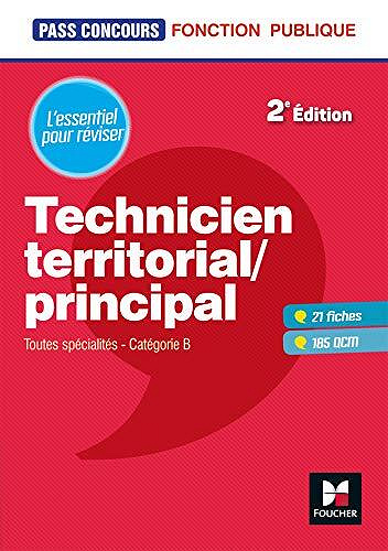 Pass'Concours - Technicien territorial / principal - 2e édition - Révision et entrainenement - Claire Delannoy (2019)