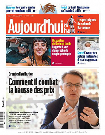 Aujourd’hui en France - 1er Mars 2023