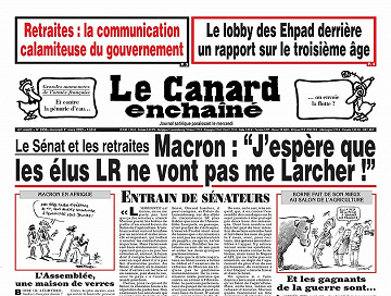 Le Canard enchaîné - 01 Mars 2023