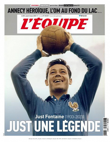 L’equipe du Jeudi 2 Mars 2023