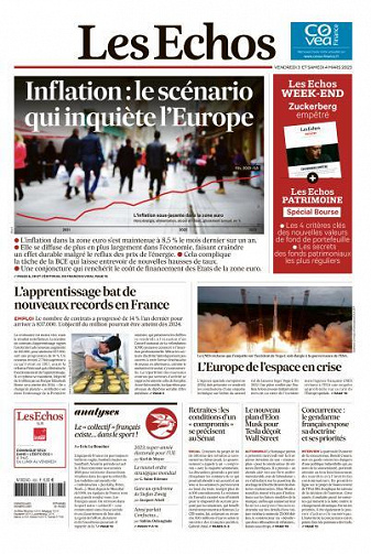 Les Echos du Vendredi 3 et Samedi 4 Mars 2023