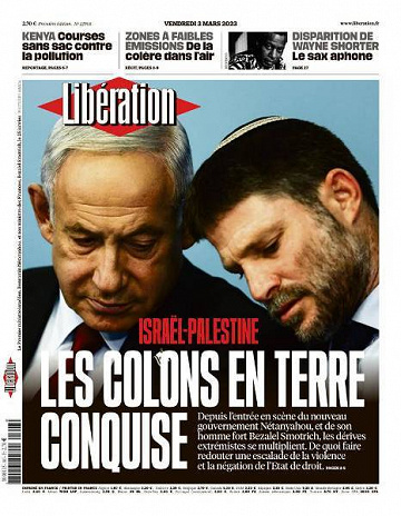 Libération du Vendredi 3 Mars 2023
