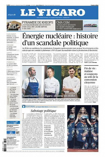 Le Figaro du Samedi 4 et Dimanche 5 Mars 2023