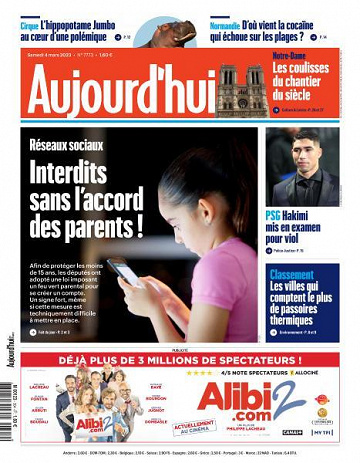 Aujourd’hui en France - 4 Mars 2023