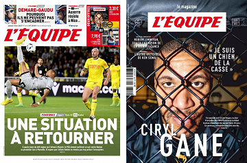 Pack L’Equipe + L’Equipe Magazine - Samedi 4 Mars 2023