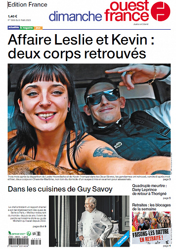 Ouest-France (+ Magazine, Jeux) Du Dimanche 5 Mars 2023