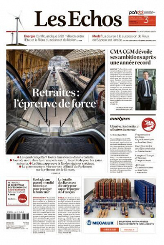 Les Echos du Lundi 6 Mars 2023
