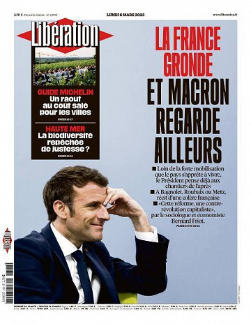 Libération du Lundi 6 Mars 2023