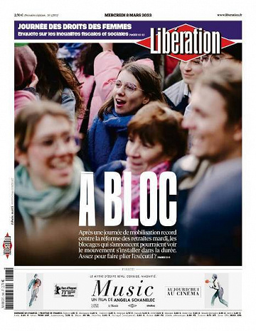 Libération du Mercredi 8 Mars 2023