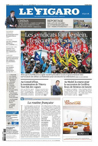 Le Figaro du Mercredi 8 Mars 2023