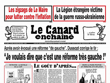 Le Canard enchaîné N° 5339 Du 08 Mars 2023
