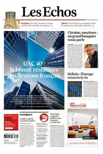 Les Echos du Jeudi 9 Mars 2023