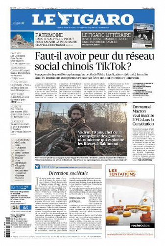 Le Figaro du Jeudi 9 Mars 2023
