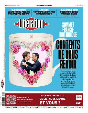 Libération du Vendredi 10 Mars 2023