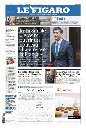 Le Figaro du Vendredi 10 Mars 2023
