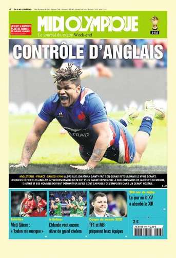 Midi Olympique Vert - 10 Mars 2023