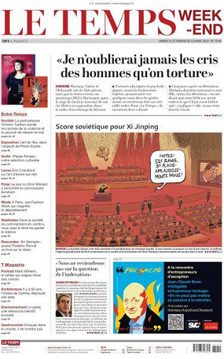 Le Temps - 11-12 Mars 2023