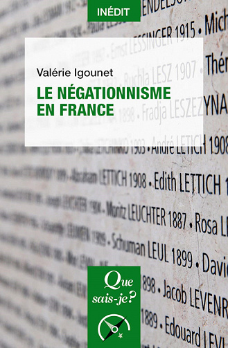 Le négationnisme en France - Valérie Igounet (2020)