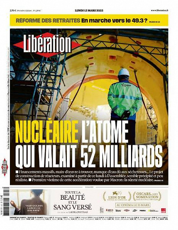 Libération du Lundi 13 Mars 2023