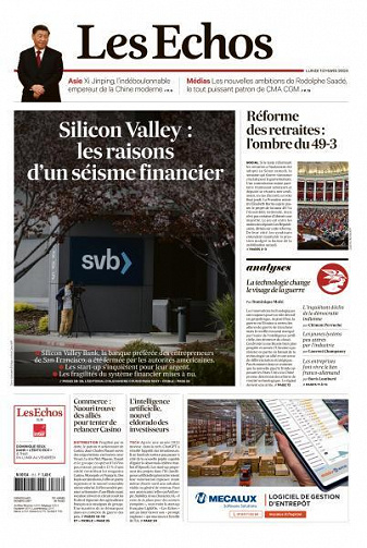 Les Echos du Lundi 13 Mars 2023