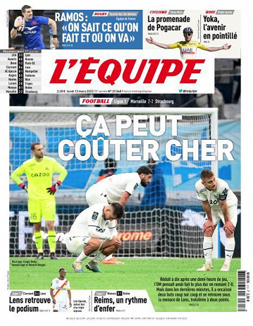 L’equipe du Lundi 13 Mars 2023