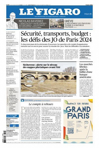Le Figaro du Mardi 14 Mars 2023