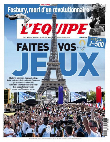 L’equipe du Mardi 14 Mars 2023