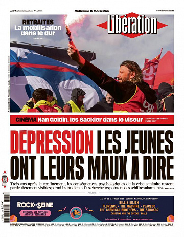 Libération du Mercredi 15 Mars 2023