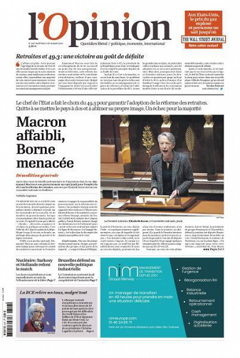 L’Opinion - 17-18 Mars 2023