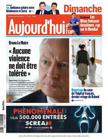 Aujourd’hui en France - 19 Mars 2023