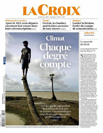 La Croix - 20 Mars 2023