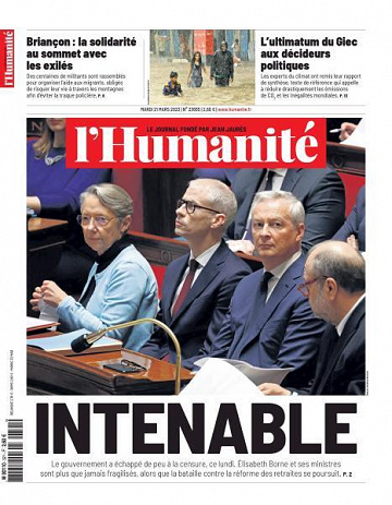 L’Humanite - 21 Mars 2023