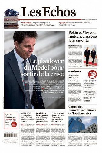 Les Echos du Mercredi 22 Mars 2023