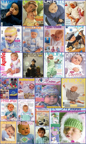 Layette au tricot (Pack de 23 scans)