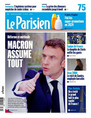 Le Parisien - 23 Mars 2023