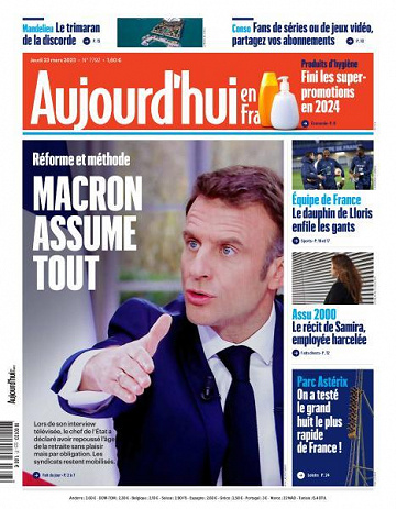 Aujourd’hui en France - 23 Mars 2023