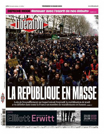 Libération du Vendredi 24 Mars 2023