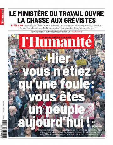 L’Humanite - 24-26 Mars 2023