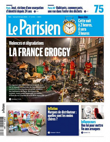 Le Parisien - 25 Mars 2023