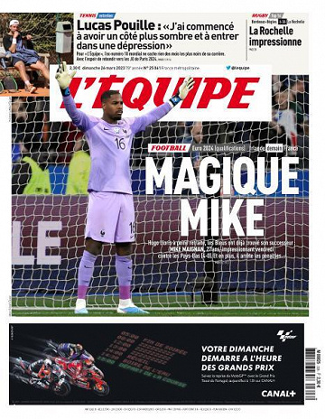 L’equipe du Dimanche 26 Mars 2023