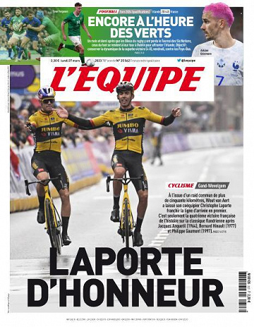 L’equipe du Lundi 27 Mars 2023