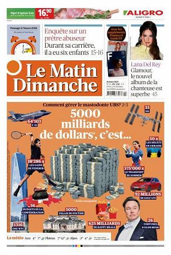 Le Matin Dimanche - 26 Mars 2023