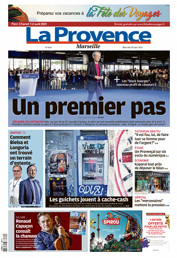 La Provence Marseille du Mercredi 29 Mars 2023