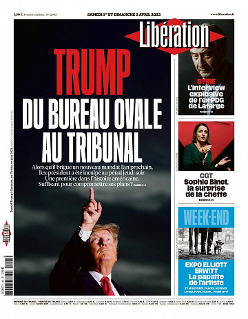 Libération du Samedi 1er et Dimanche 2 Avril 2023