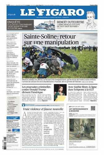 Le Figaro du Samedi 1er et Dimanche 2 Avril 2023