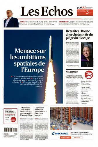 Les Echos du Lundi 3 Avril 2023