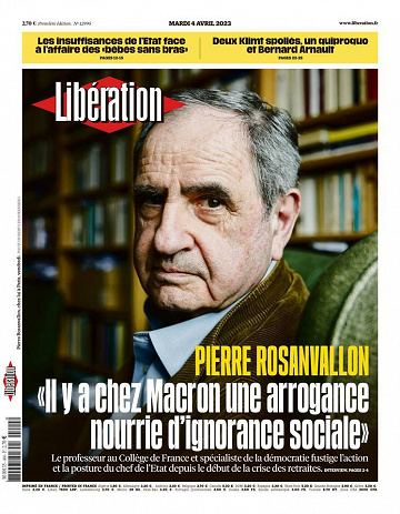 Libération du Mardi 4 Avril 2023