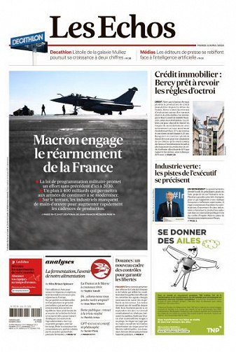 Les Echos du Mardi 4 Avril 2023