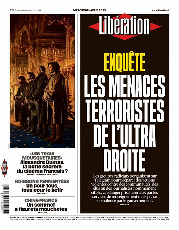 Libération du Mercredi 5 Avril 2023
